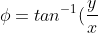 \phi = tan^{-1} (\frac y x) = 45^o \;\hbox { and }\;\theta = cos ^{-1}(\frac { z}{|\vec A|}) = cos ^{-1}( \frac {-12}{14.04754})= 148.676^o